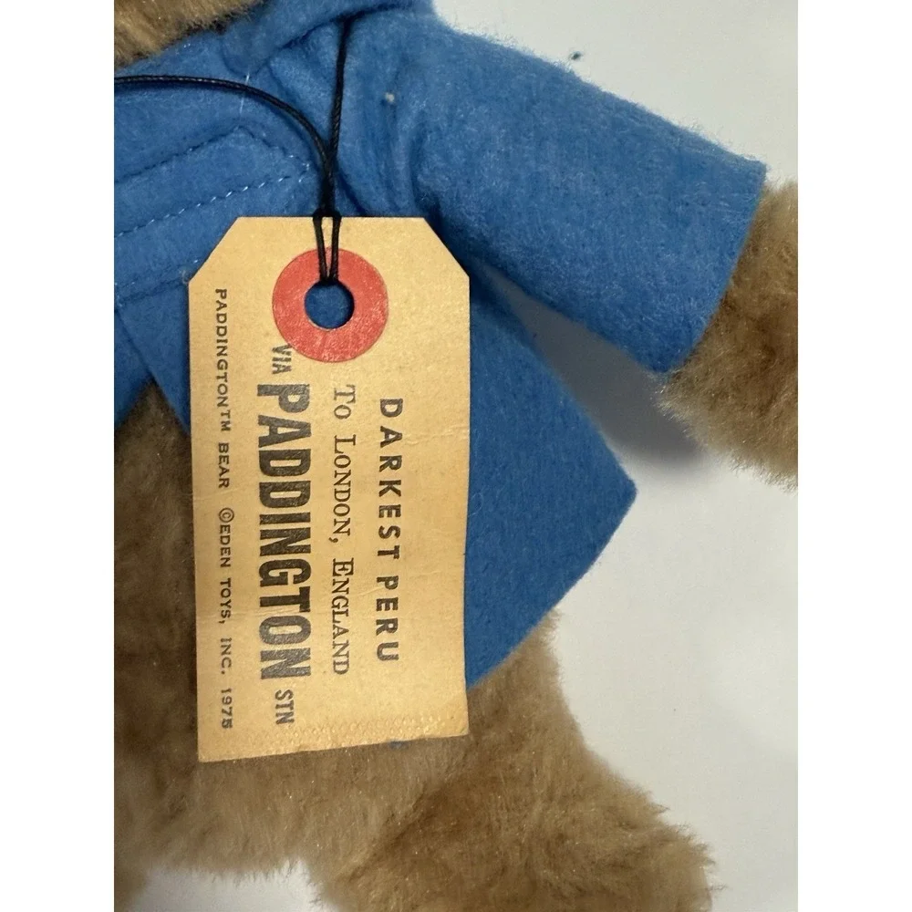 Vintage Paddington Bear Plush  1975 10